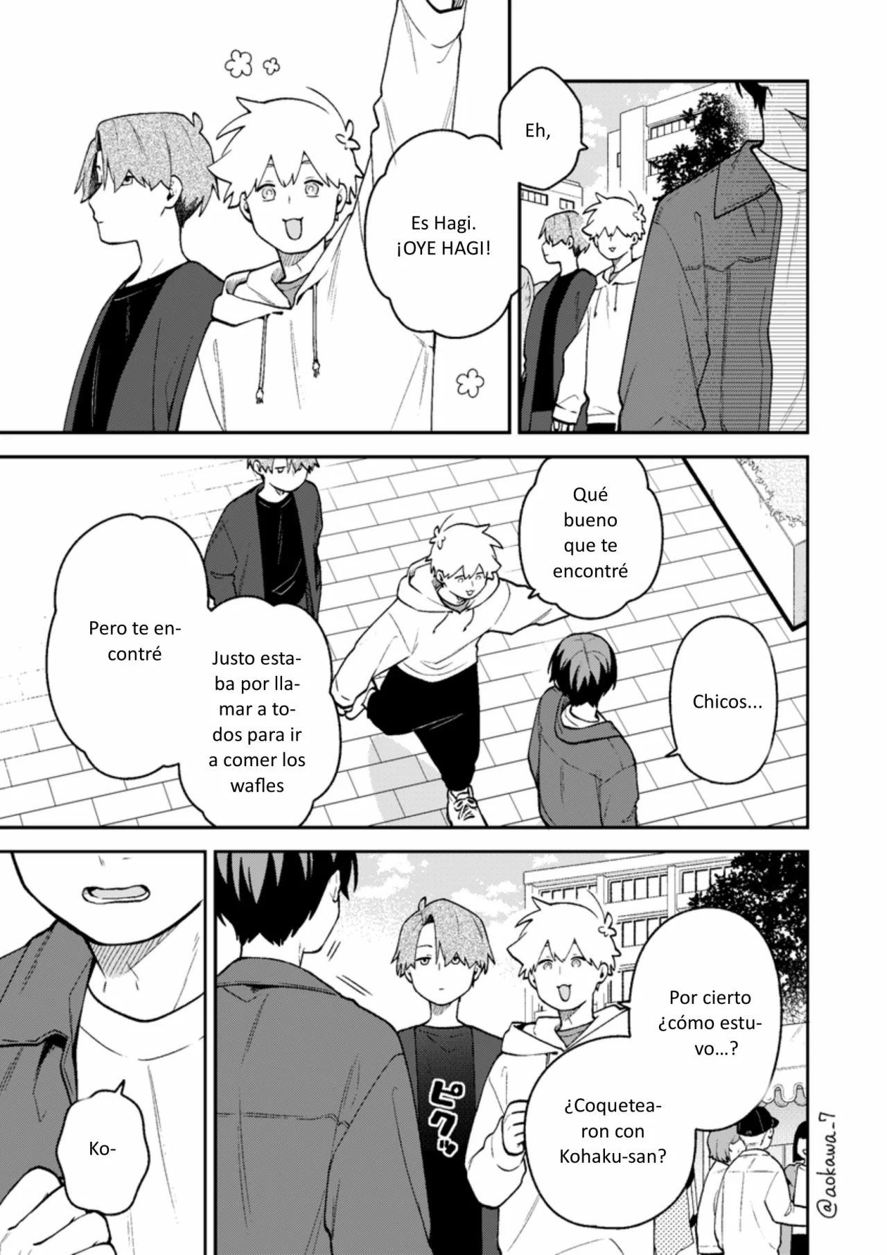 Gōkon ni ittara onna ga inakatta hanashi Capítulo 46 - Page 14