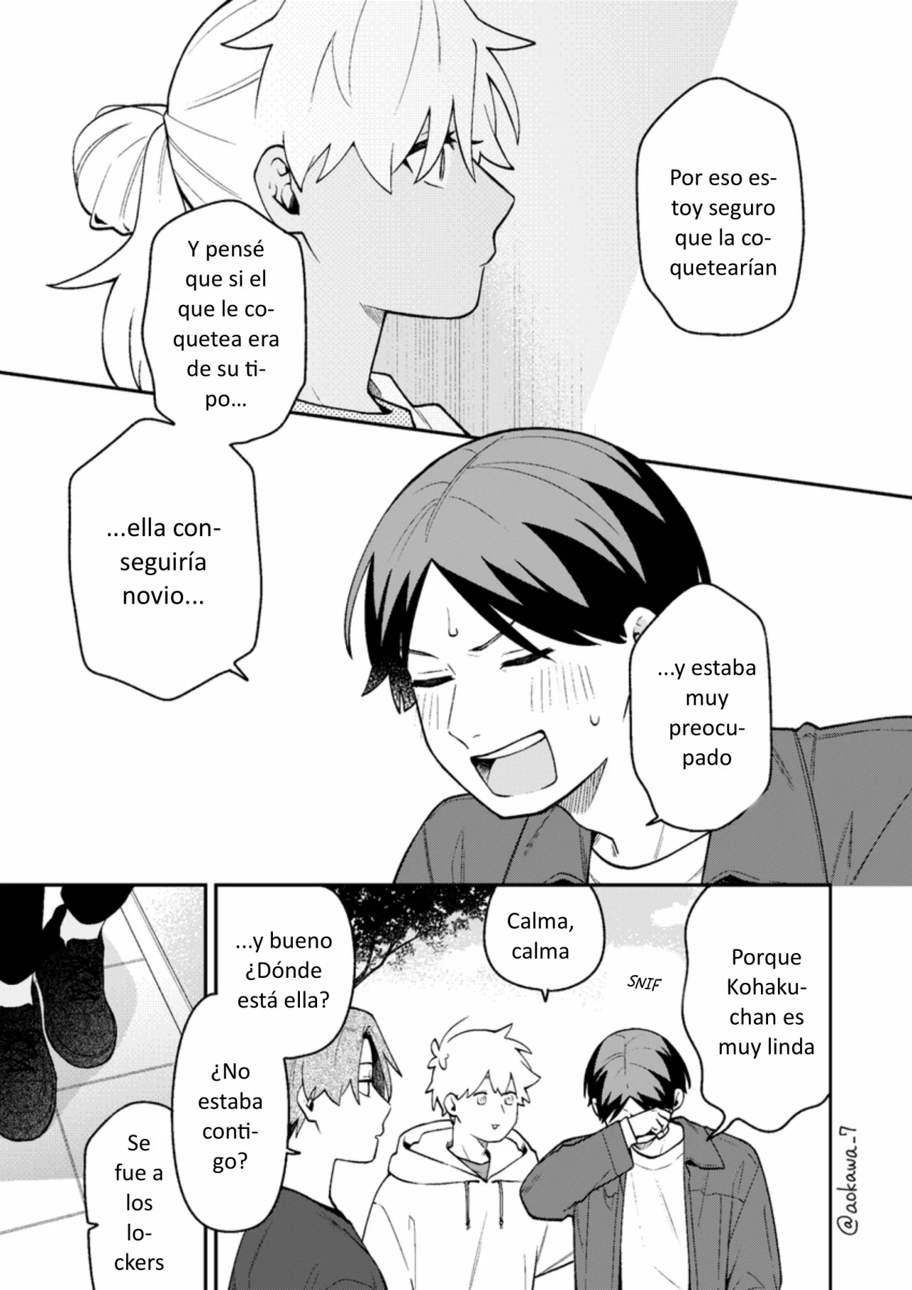 Gōkon ni ittara onna ga inakatta hanashi Capítulo 46 - Page 18