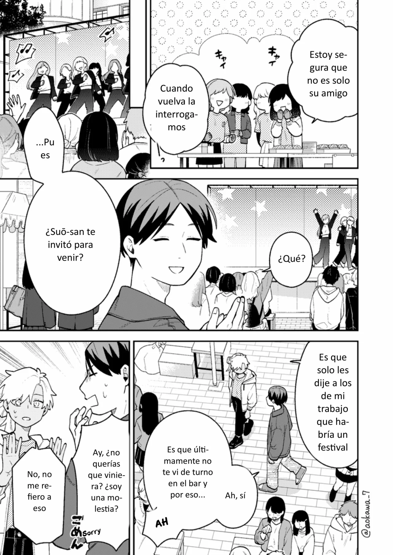 Gōkon ni ittara onna ga inakatta hanashi Capítulo 46 - Page 8