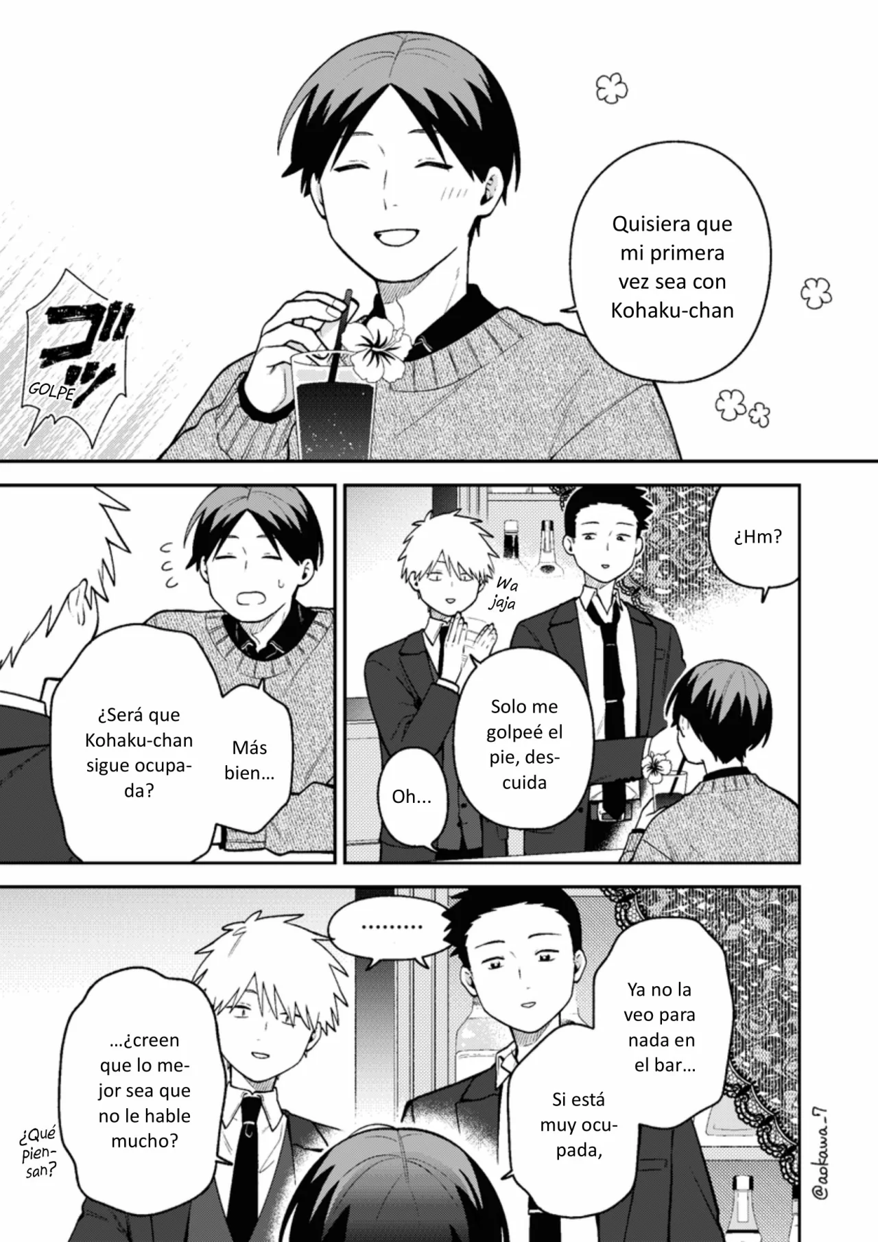 Gōkon ni ittara onna ga inakatta hanashi Capítulo 47 - Page 10