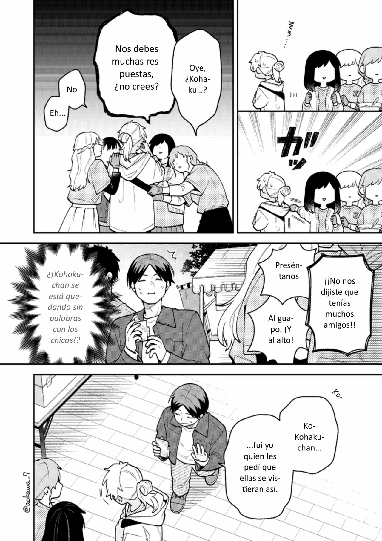 Gōkon ni ittara onna ga inakatta hanashi Capítulo 47 - Page 3