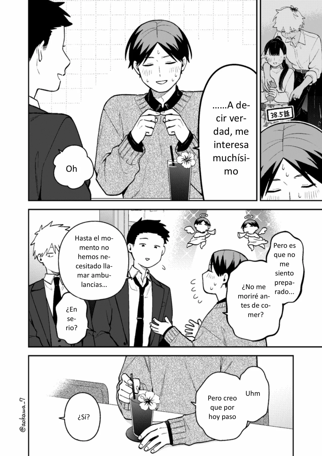 Gōkon ni ittara onna ga inakatta hanashi Capítulo 47 - Page 9