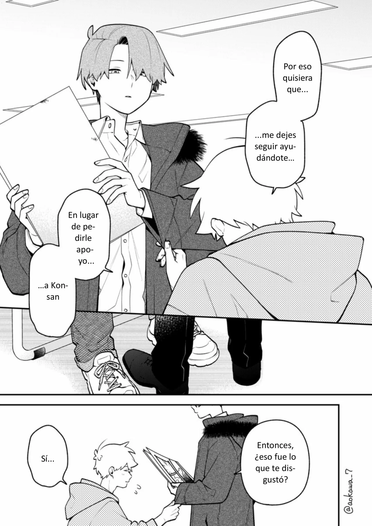 Gōkon ni ittara onna ga inakatta hanashi Capítulo 49 - Page 14