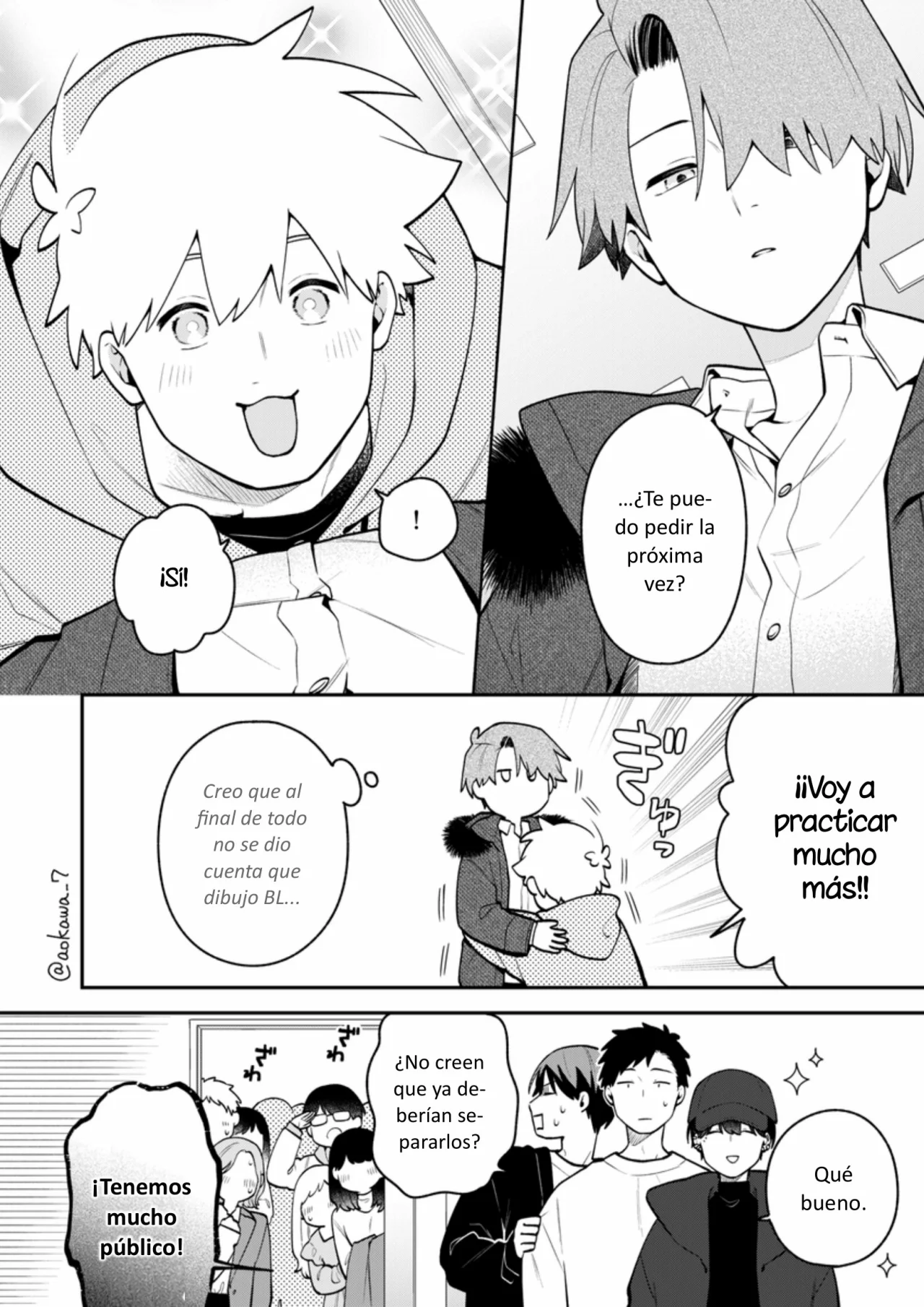 Gōkon ni ittara onna ga inakatta hanashi Capítulo 49 - Page 17