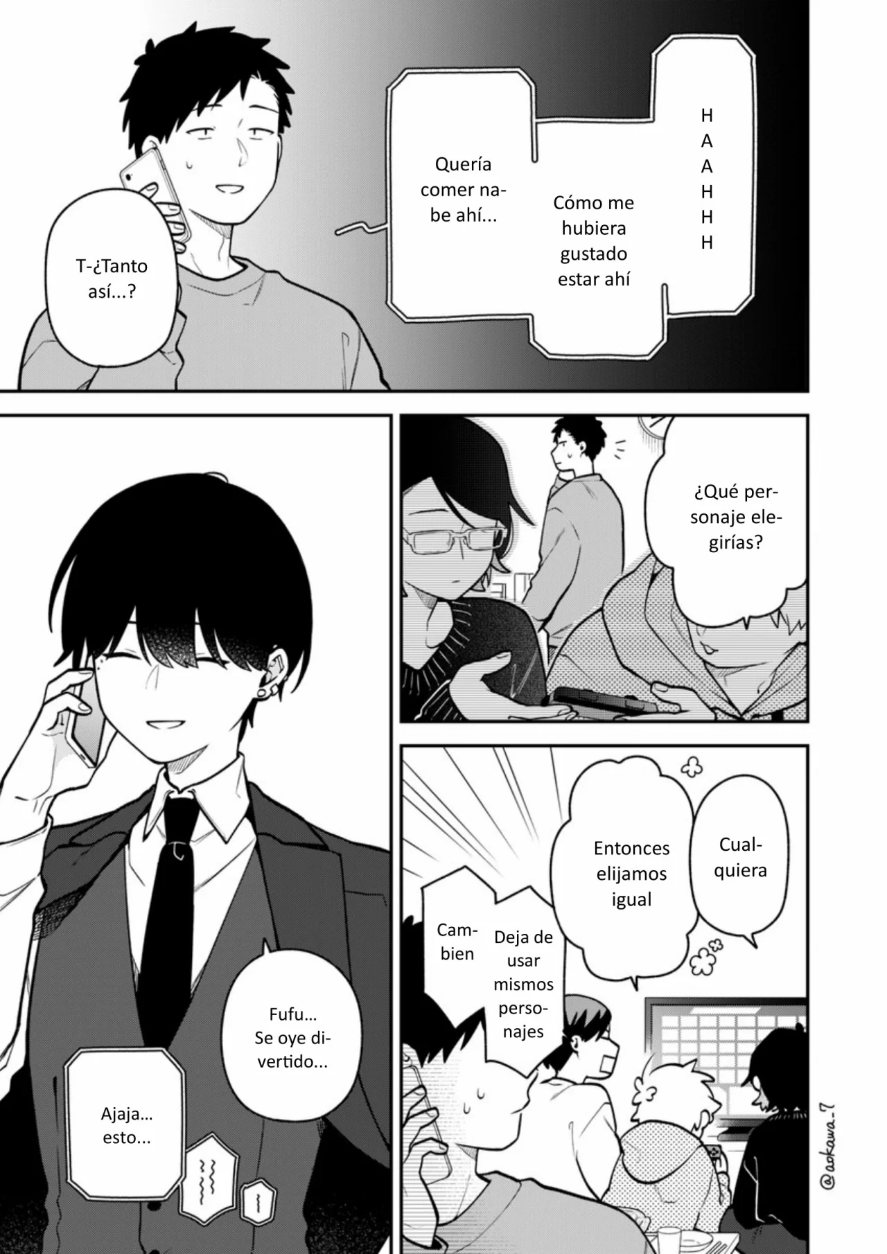 Gōkon ni ittara onna ga inakatta hanashi Capítulo 50 - Page 12