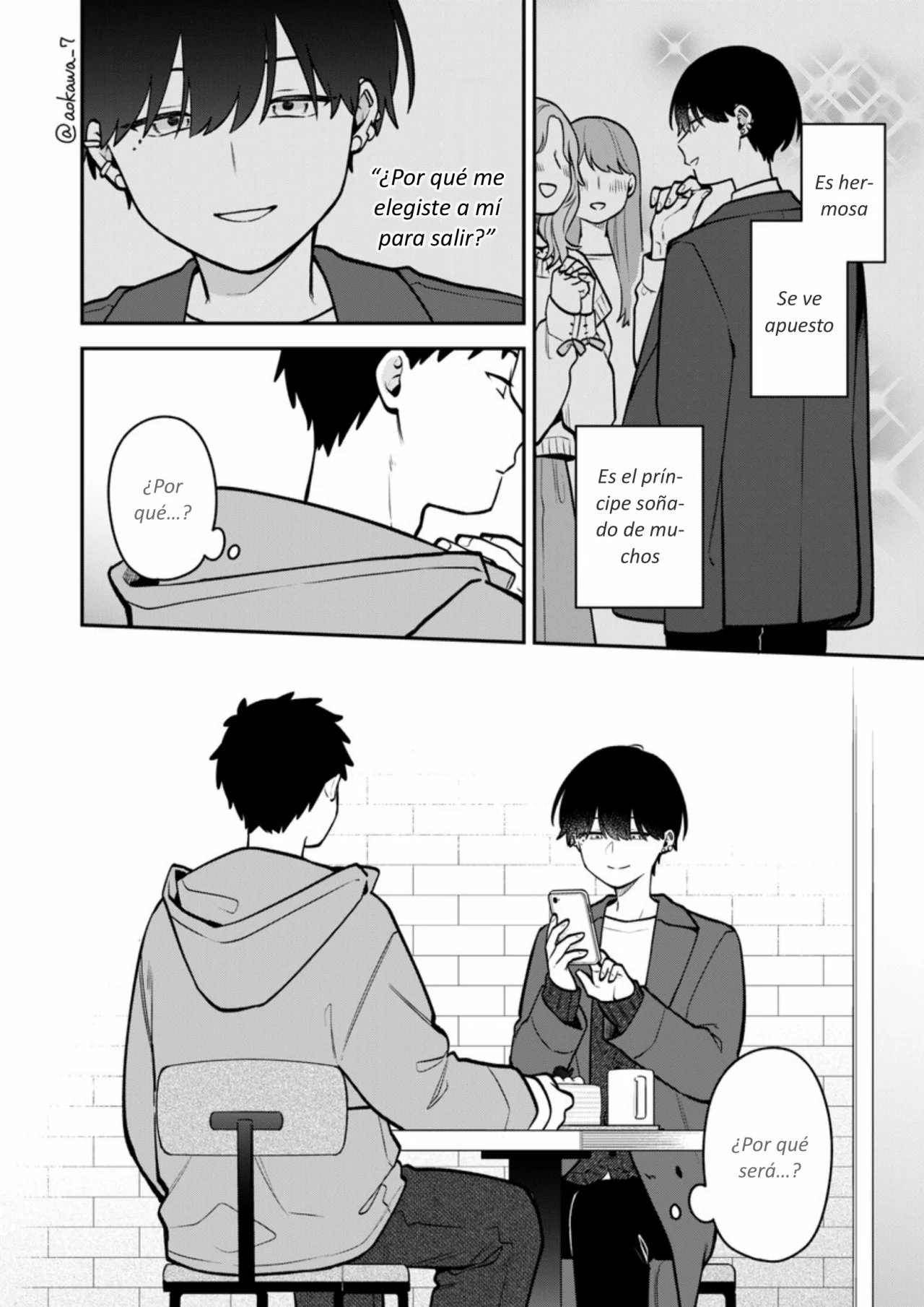 Gōkon ni ittara onna ga inakatta hanashi Capítulo 51 - Page 21