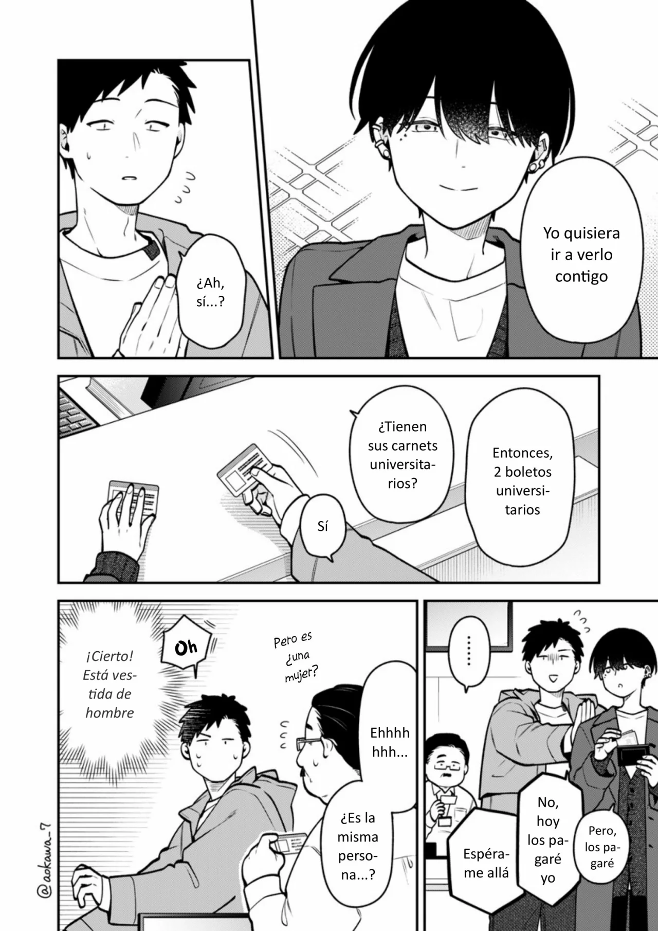 Gōkon ni ittara onna ga inakatta hanashi Capítulo 51 - Page 7