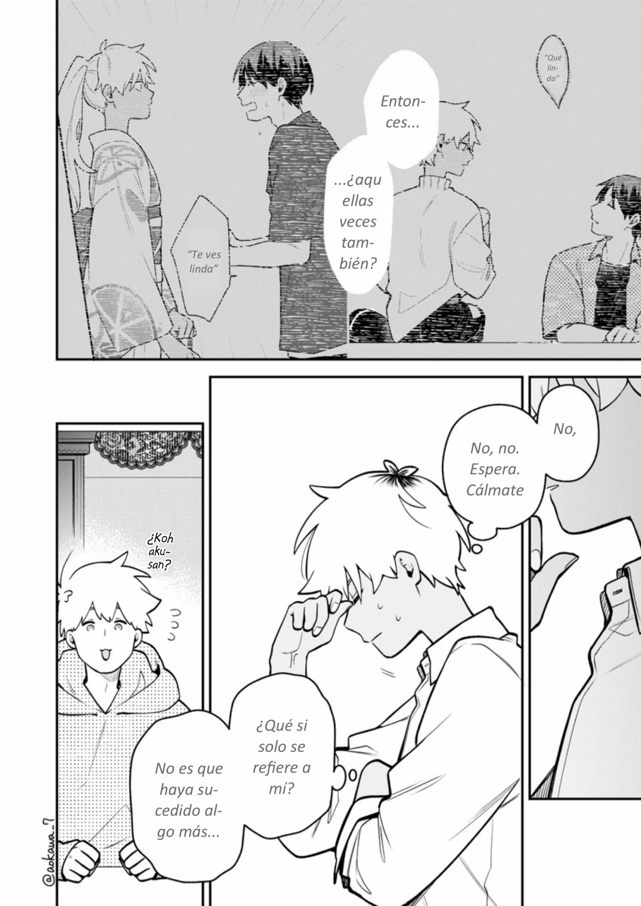 Gōkon ni ittara onna ga inakatta hanashi Capítulo 52 - Page 13