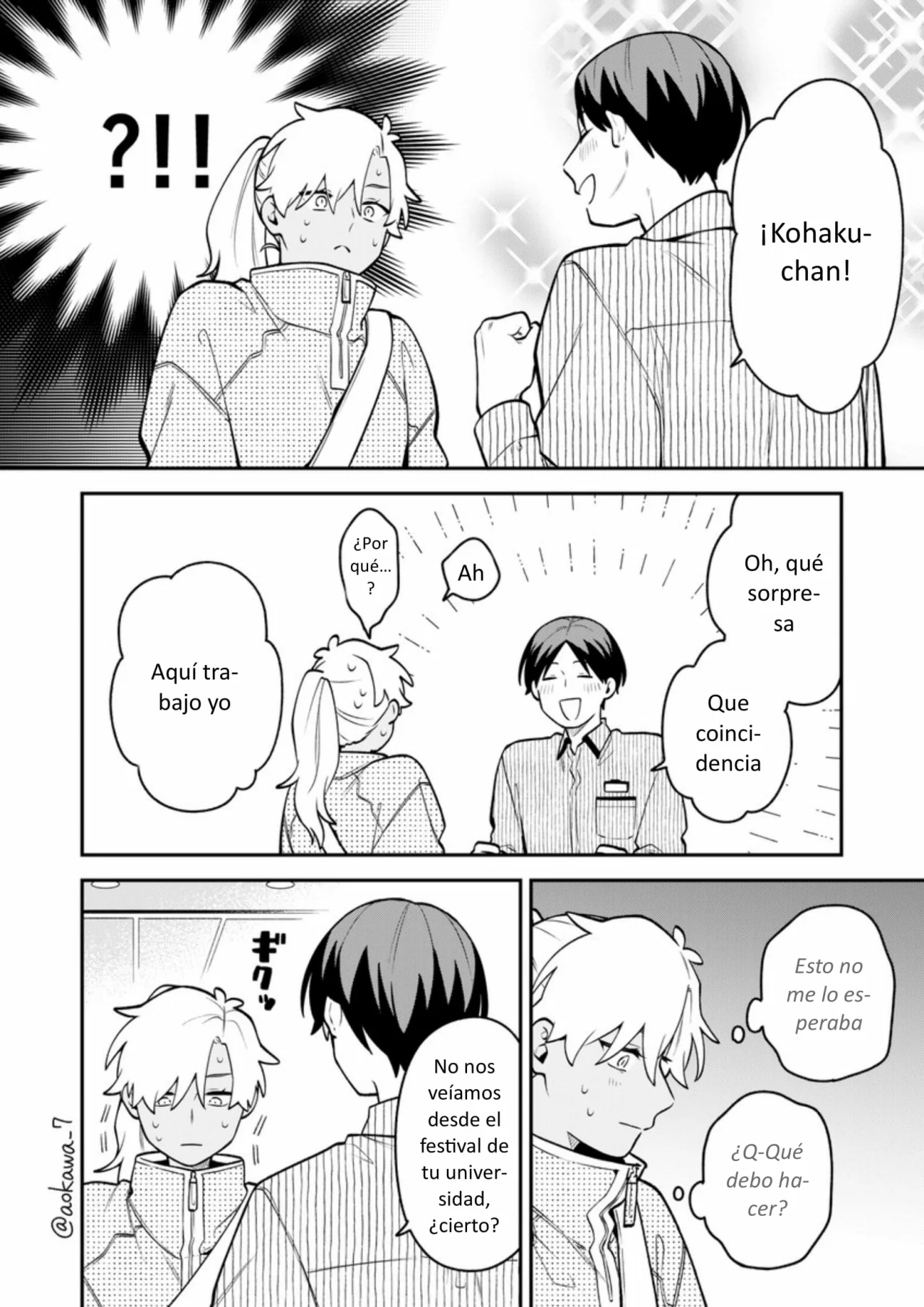 Gōkon ni ittara onna ga inakatta hanashi Capítulo 53 - Page 5