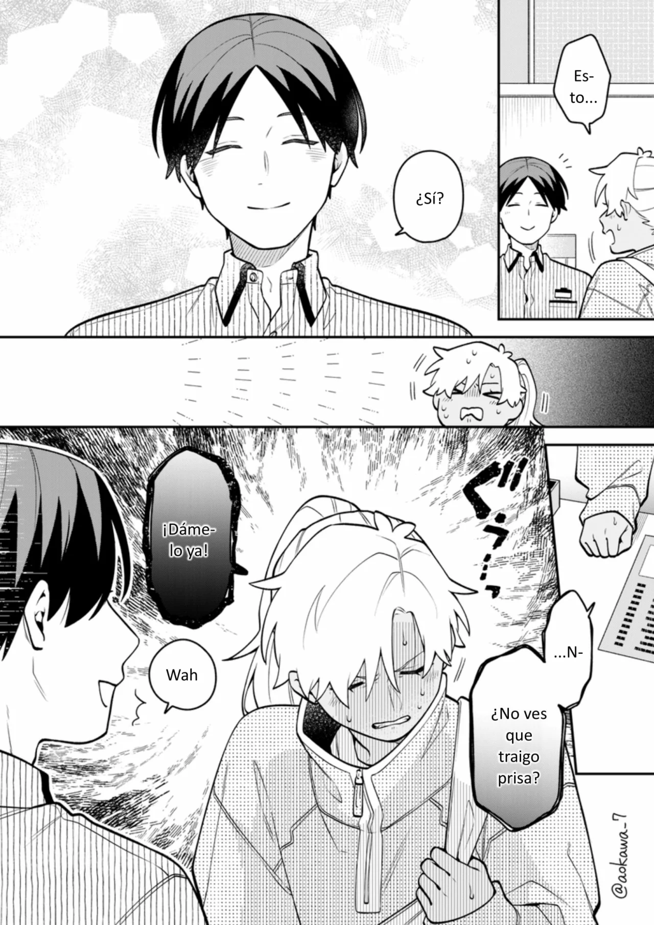 Gōkon ni ittara onna ga inakatta hanashi Capítulo 53 - Page 7