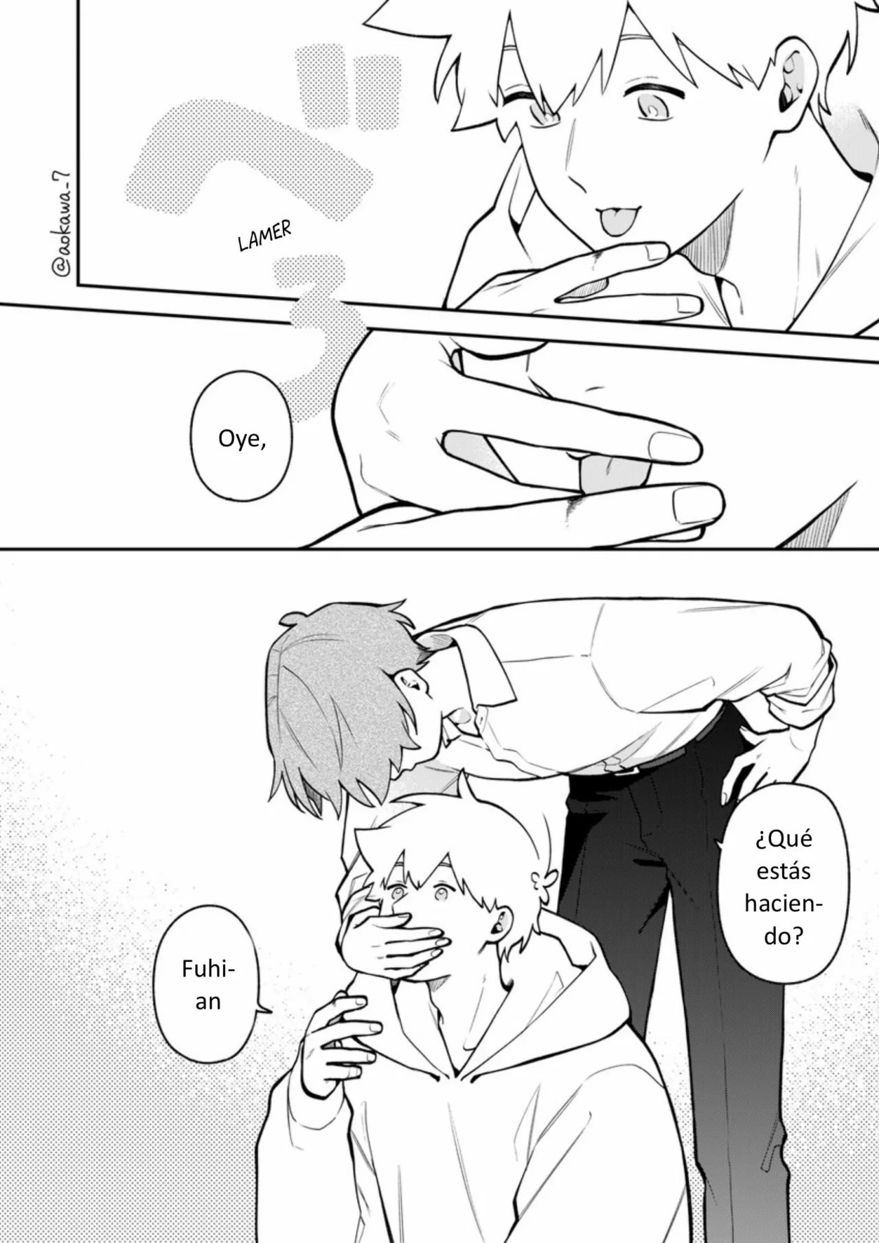 Gōkon ni ittara onna ga inakatta hanashi Capítulo 55 - Page 3