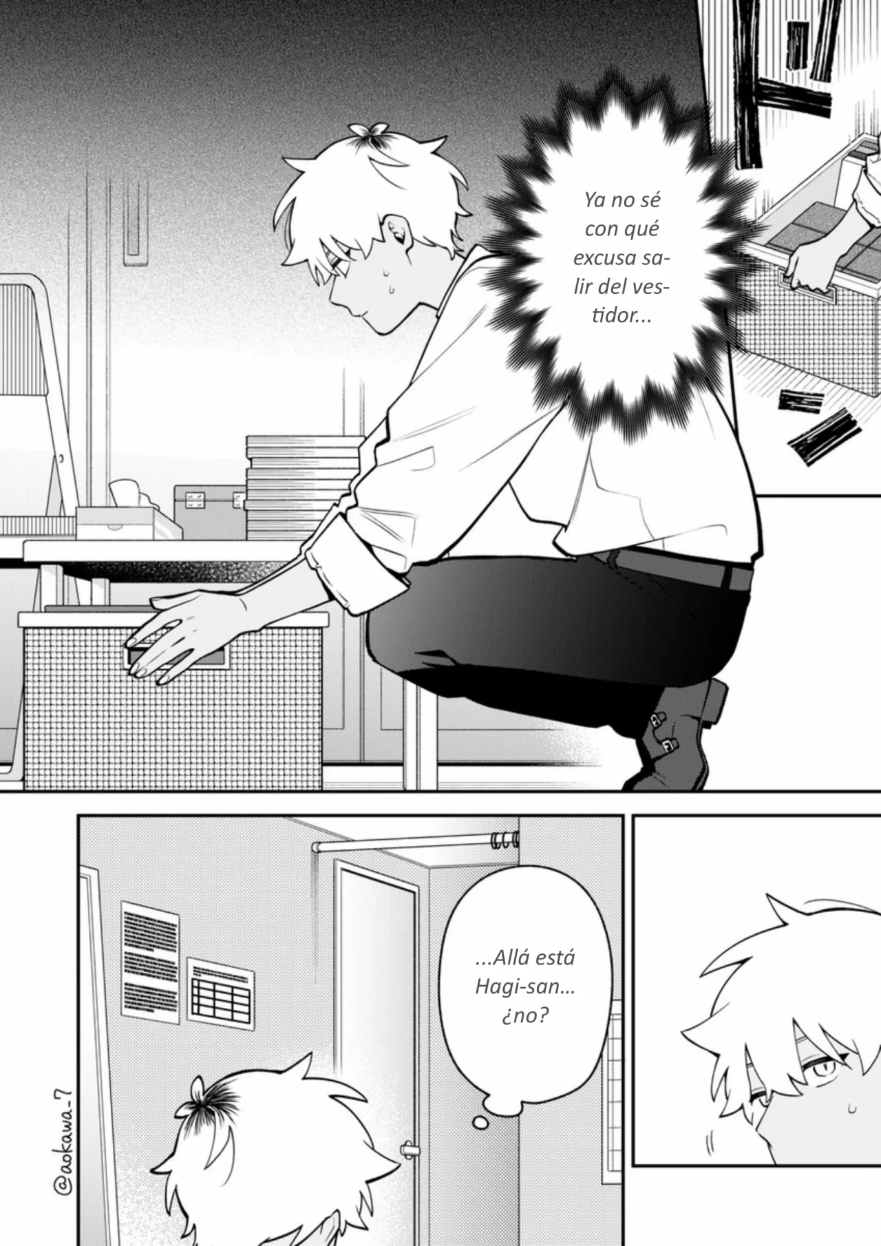 Gōkon ni ittara onna ga inakatta hanashi Capítulo 55 - Page 7