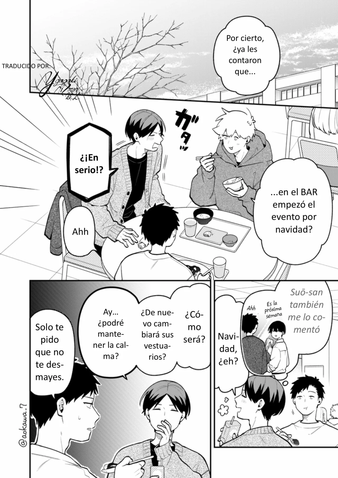 Gōkon ni ittara onna ga inakatta hanashi Capítulo 57 - Page 1