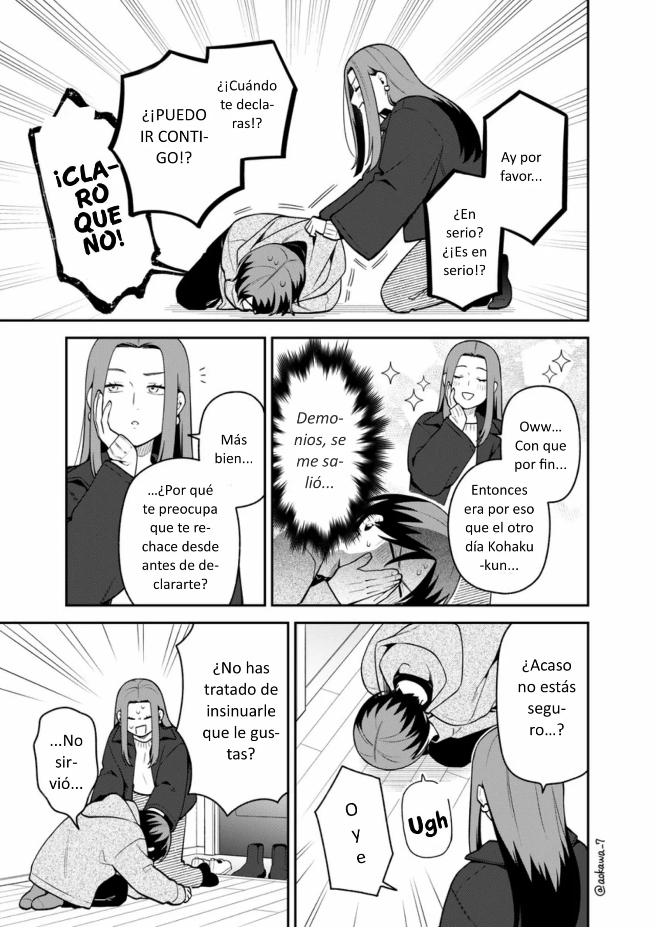 Gōkon ni ittara onna ga inakatta hanashi Capítulo 58 - Page 12