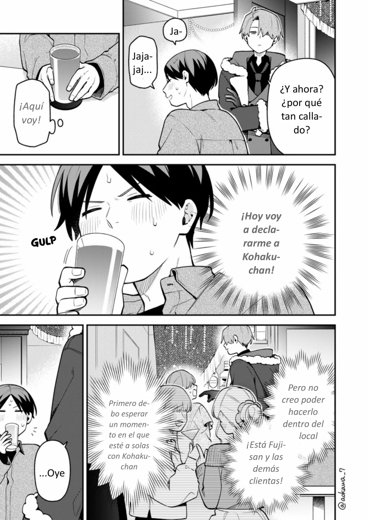 Gōkon ni ittara onna ga inakatta hanashi Capítulo 59 - Page 2