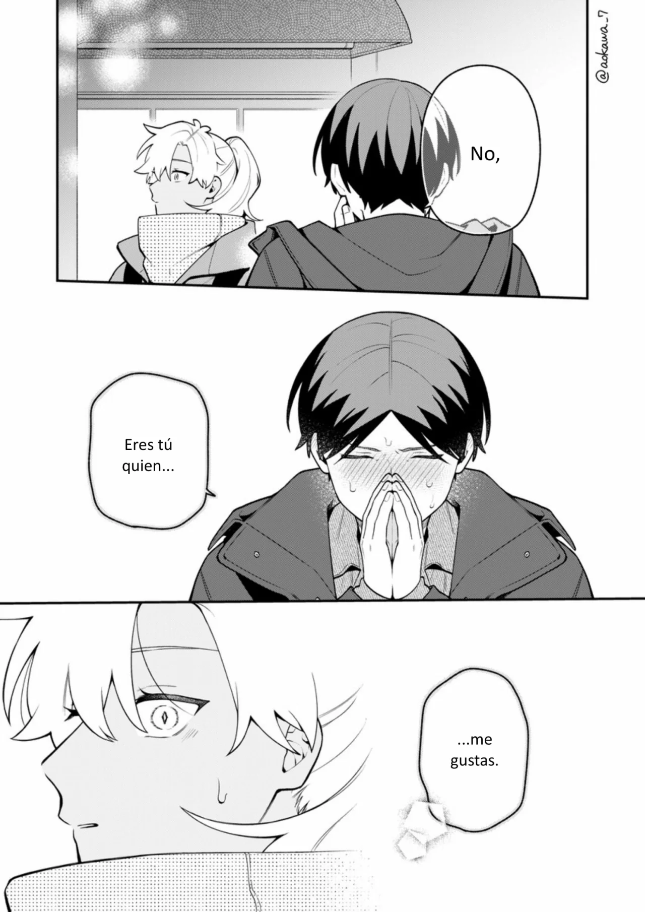 Gōkon ni ittara onna ga inakatta hanashi Capítulo 59 - Page 22