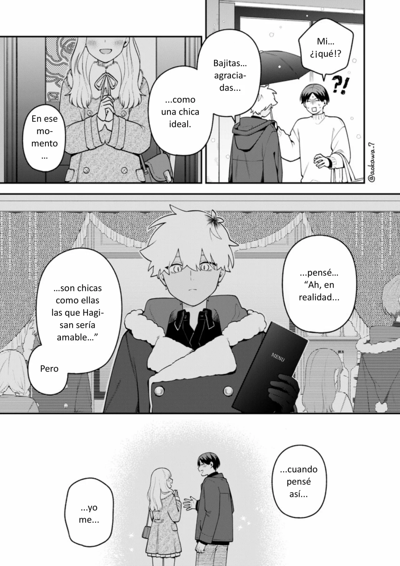 Gōkon ni ittara onna ga inakatta hanashi Capítulo 62 - Page 12