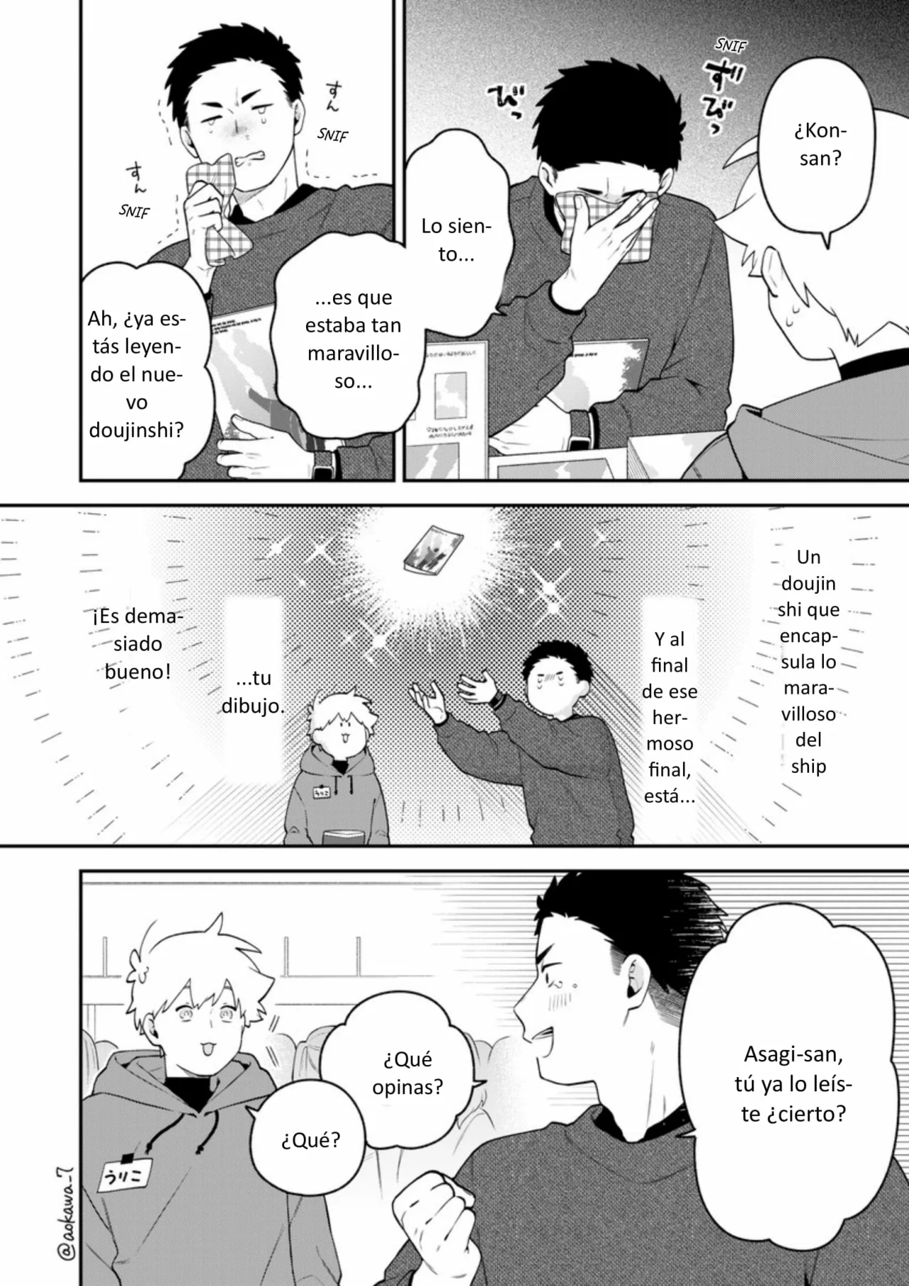 Gōkon ni ittara onna ga inakatta hanashi Capítulo 63 - Page 15