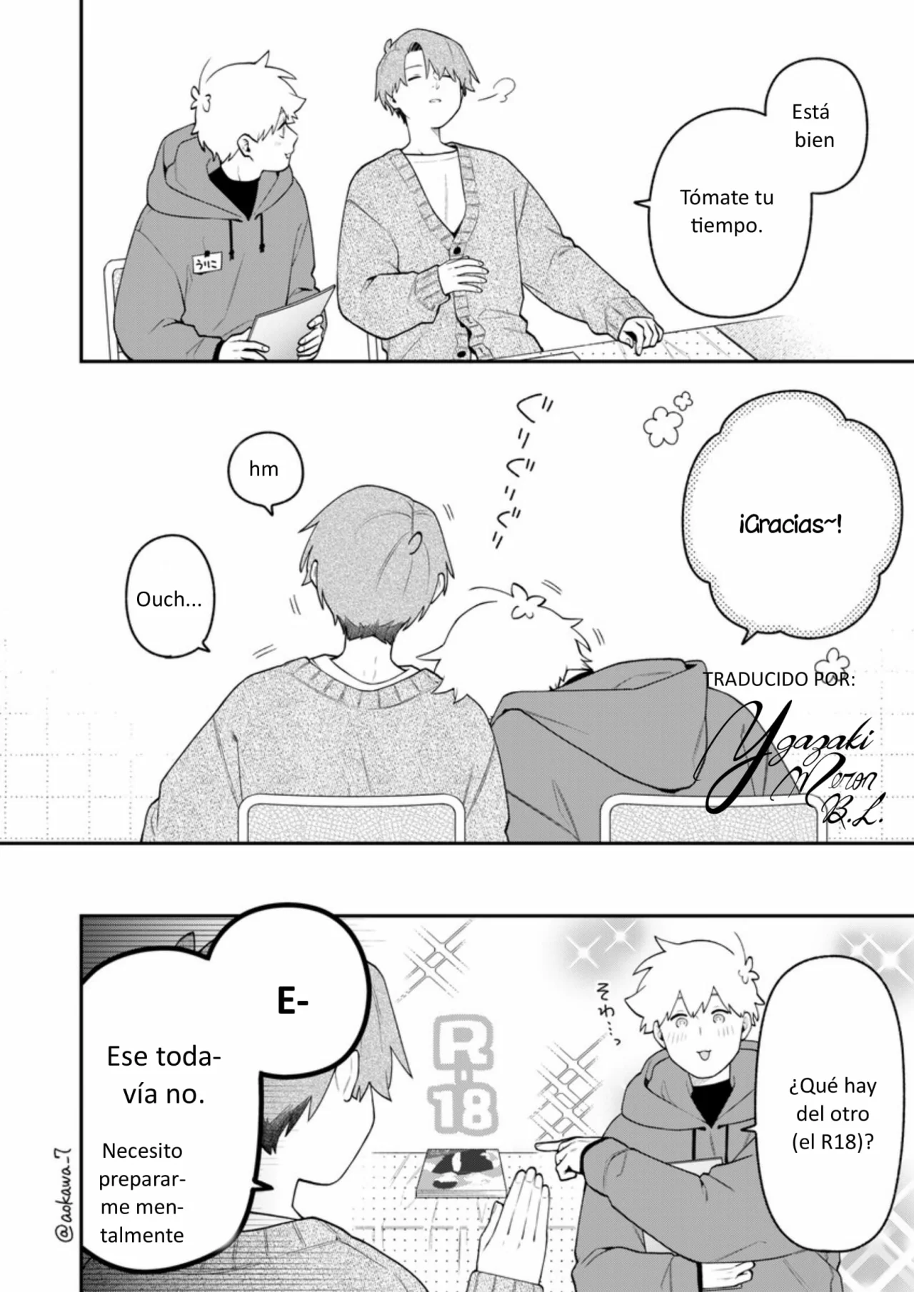 Gōkon ni ittara onna ga inakatta hanashi Capítulo 63 - Page 23