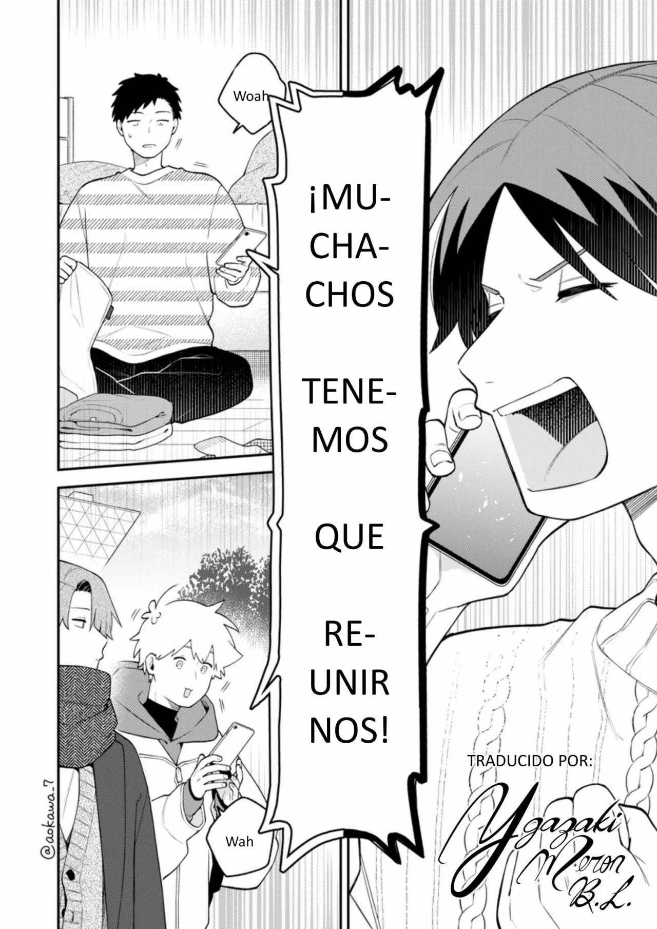 Gōkon ni ittara onna ga inakatta hanashi Capítulo 64 - Page 1