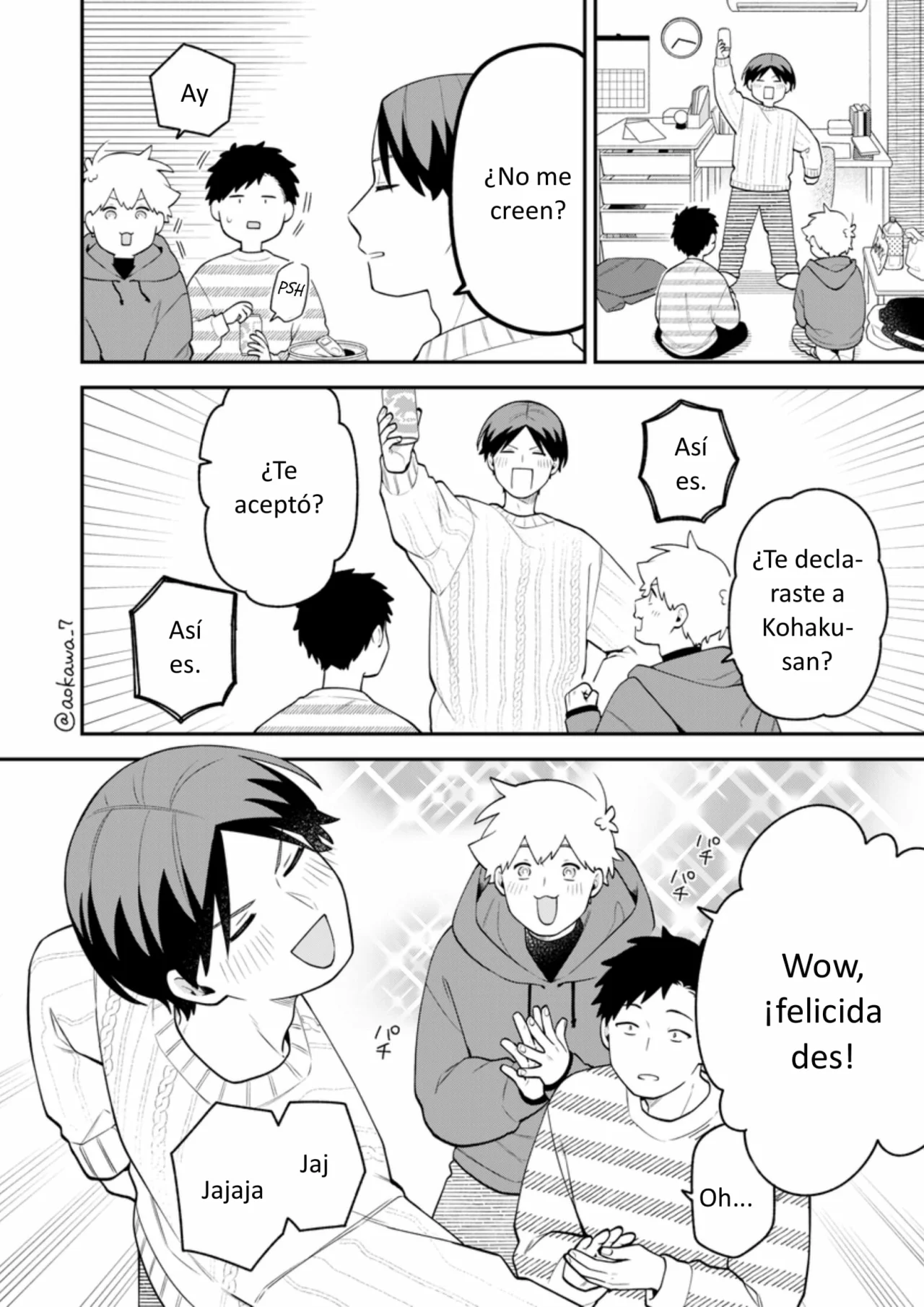 Gōkon ni ittara onna ga inakatta hanashi Capítulo 64 - Page 5