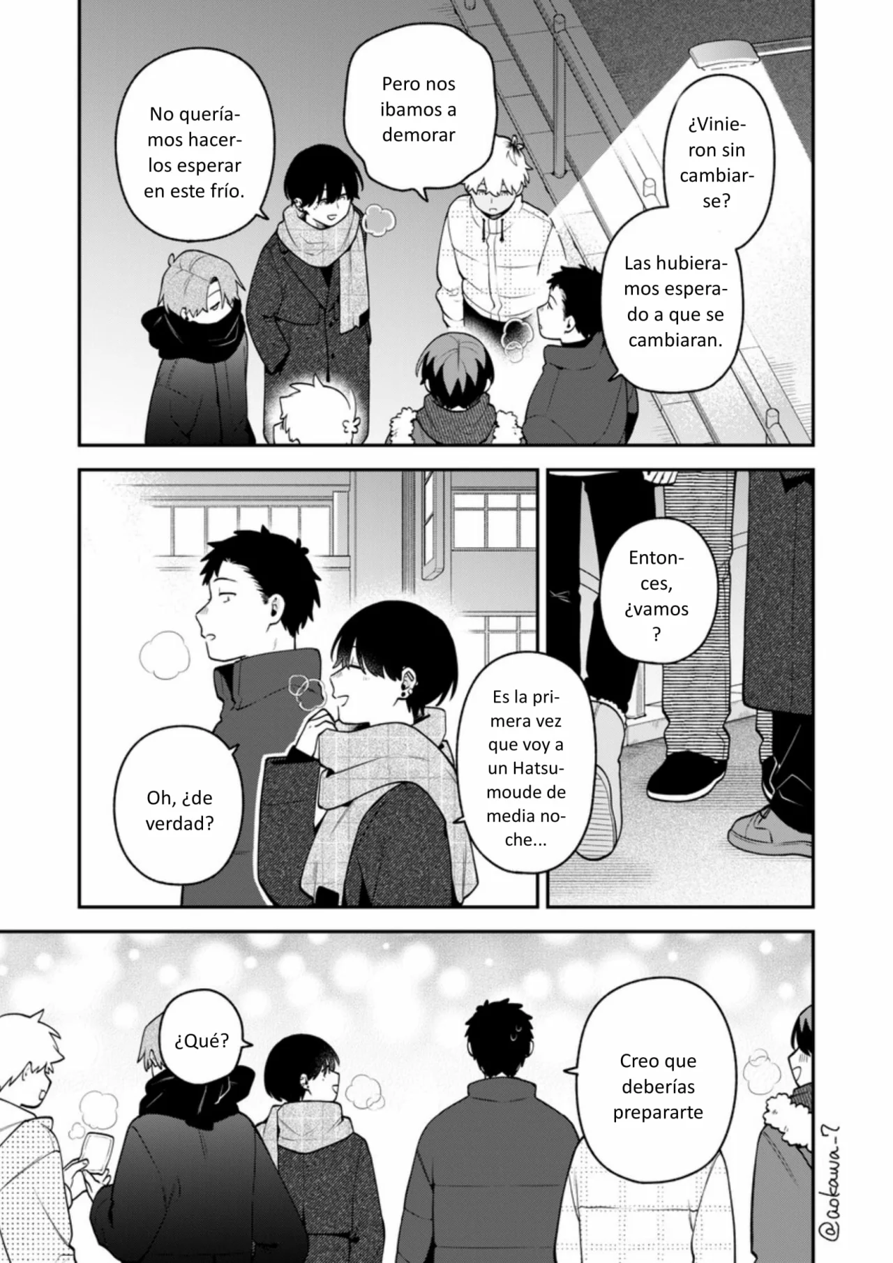 Gōkon ni ittara onna ga inakatta hanashi Capítulo 65 - Page 6