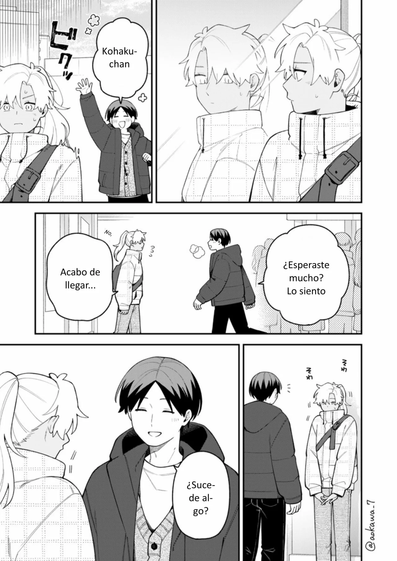 Gōkon ni ittara onna ga inakatta hanashi Capítulo 67 - Page 4