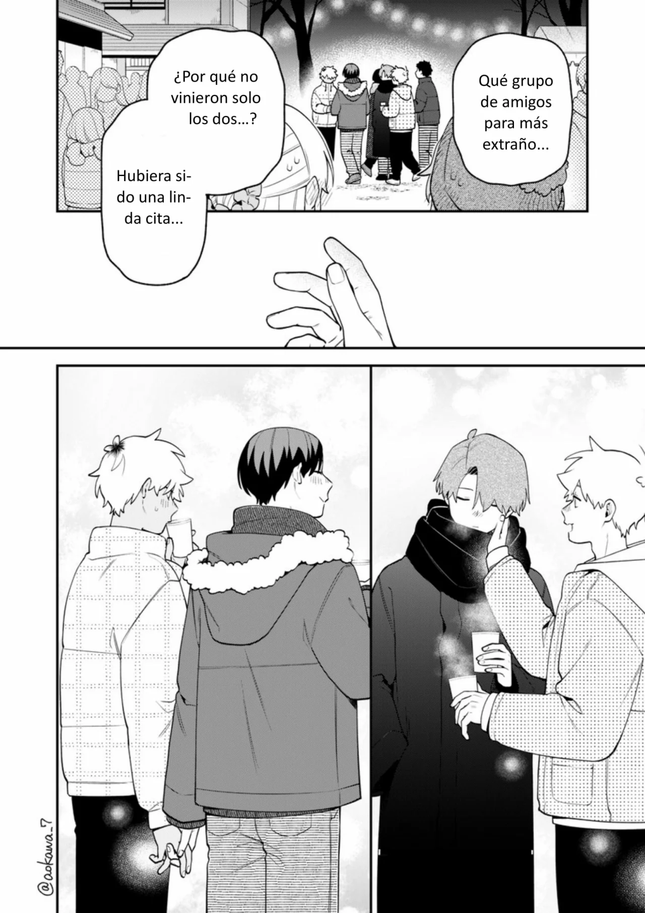 Gōkon ni ittara onna ga inakatta hanashi Capítulo 68 - Page 5