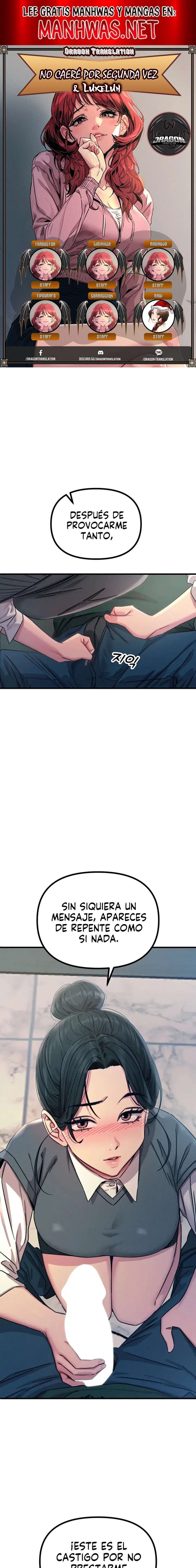 No caeré por segunda vez Capítulo 12 - Page 1