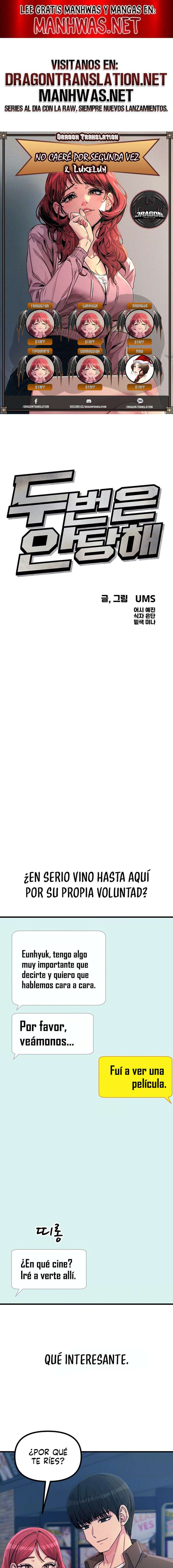 No caeré por segunda vez Capítulo 38 - Page 1