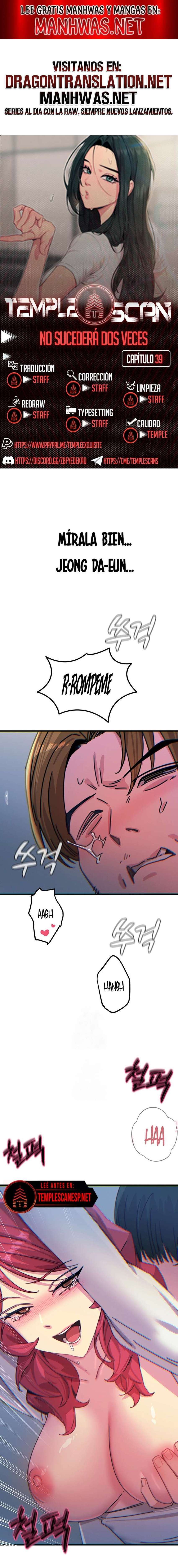 No caeré por segunda vez Capítulo 39 - Page 1
