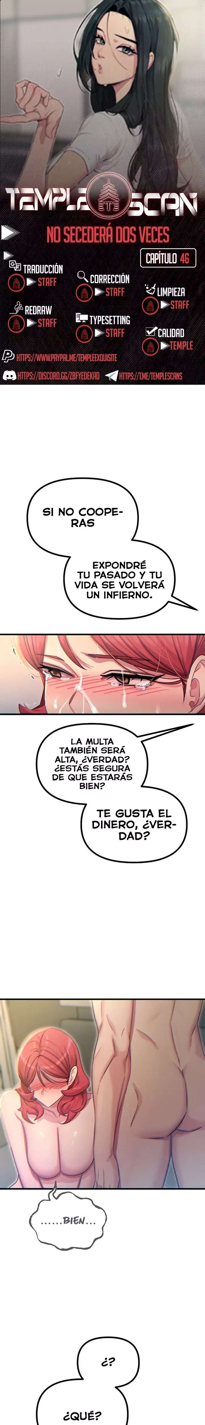 No caeré por segunda vez Capítulo 46 - Page 1