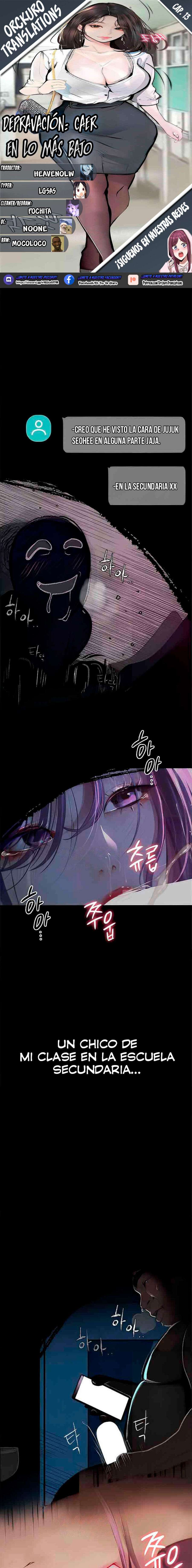 Depravación: caer en lo más bajo Capítulo 13 - Page 1