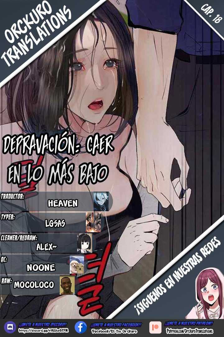 Depravación: caer en lo más bajo Capítulo 18 - Page 1