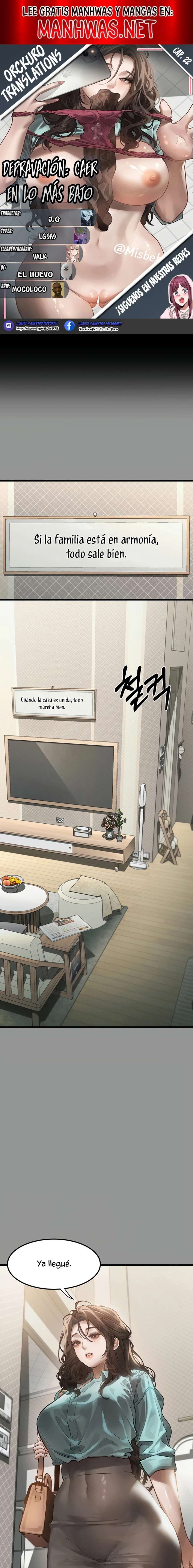 Depravación: caer en lo más bajo Capítulo 22 - Page 1