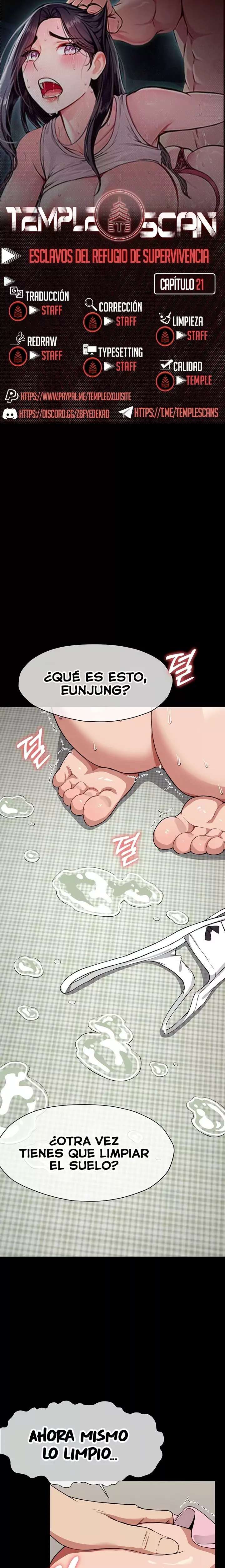 Esclavos Del Refugio De Supervivencia Capítulo 21 - Page 1