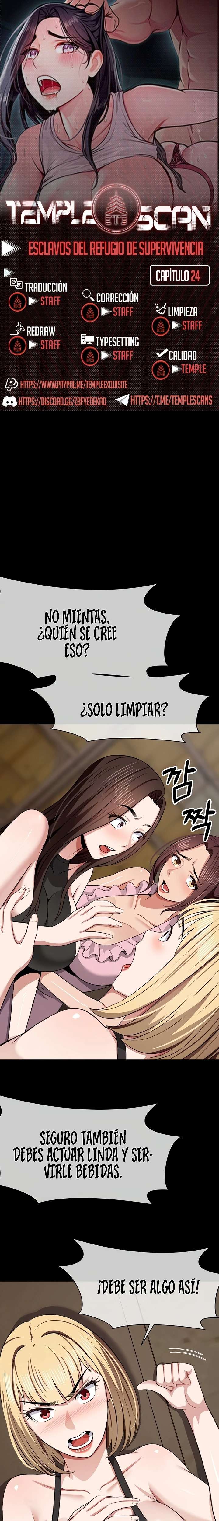 Esclavos Del Refugio De Supervivencia Capítulo 24 - Page 1