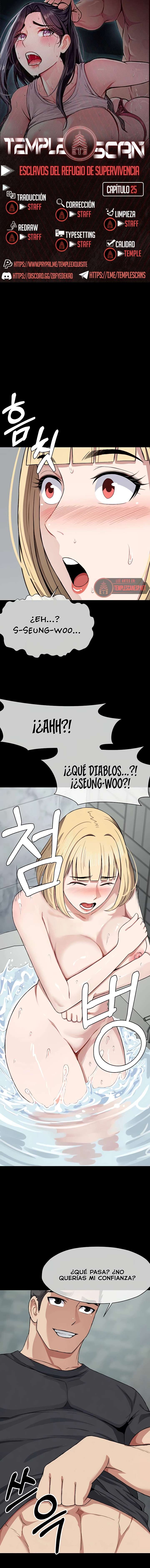 Esclavos Del Refugio De Supervivencia Capítulo 25 - Page 1