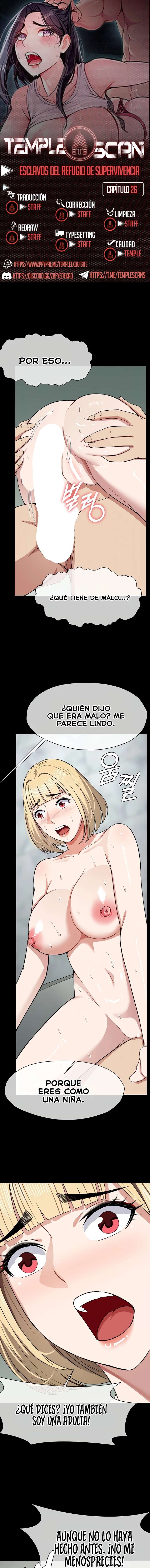 Esclavos Del Refugio De Supervivencia Capítulo 26 - Page 1