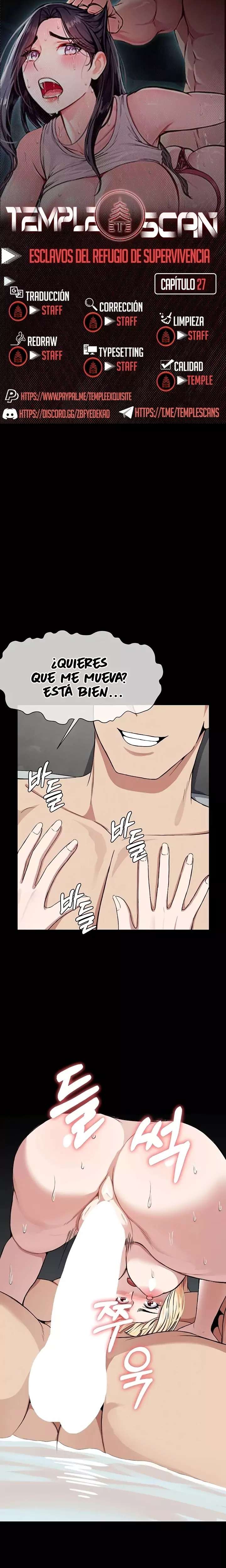 Esclavos Del Refugio De Supervivencia Capítulo 27 - Page 1