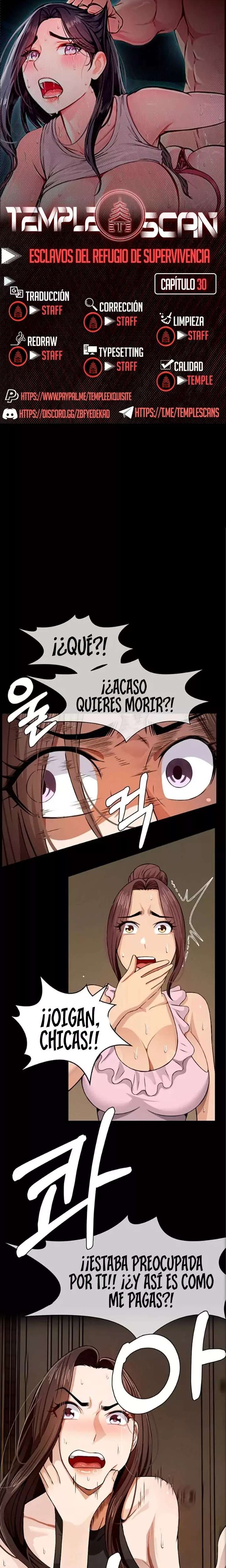 Esclavos Del Refugio De Supervivencia Capítulo 30 - Page 1