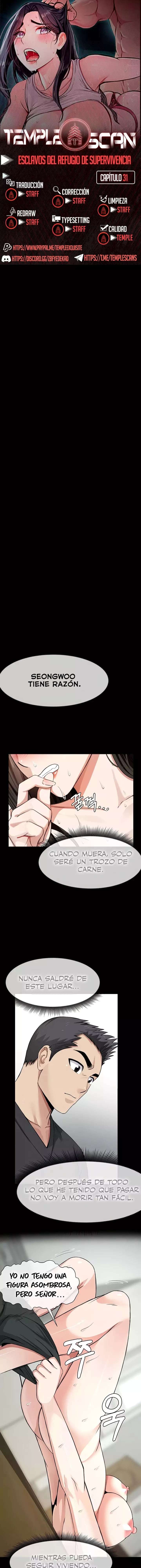 Esclavos Del Refugio De Supervivencia Capítulo 31 - Page 1