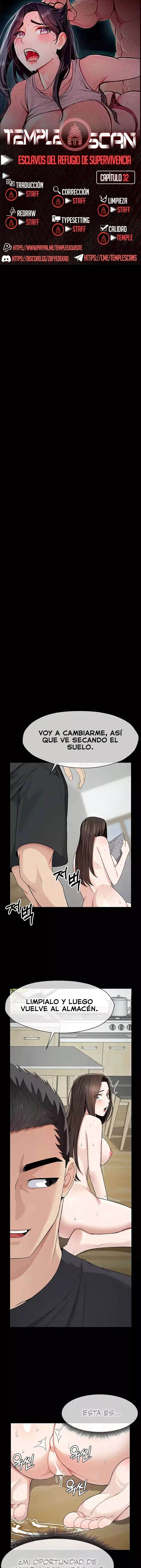 Esclavos Del Refugio De Supervivencia Capítulo 32 - Page 1