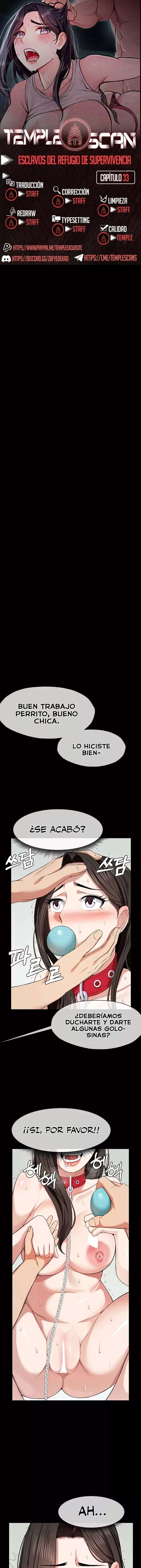 Esclavos Del Refugio De Supervivencia Capítulo 33 - Page 1