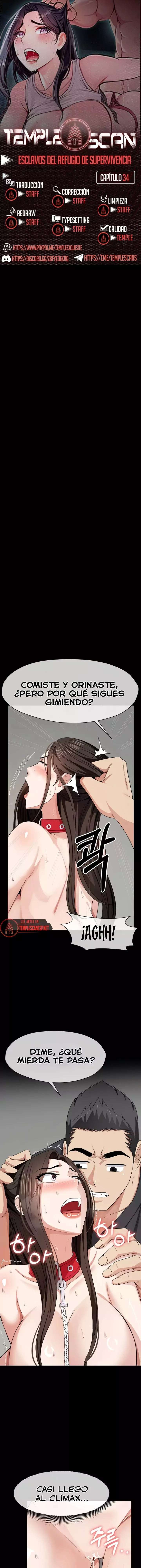 Esclavos Del Refugio De Supervivencia Capítulo 34 - Page 1