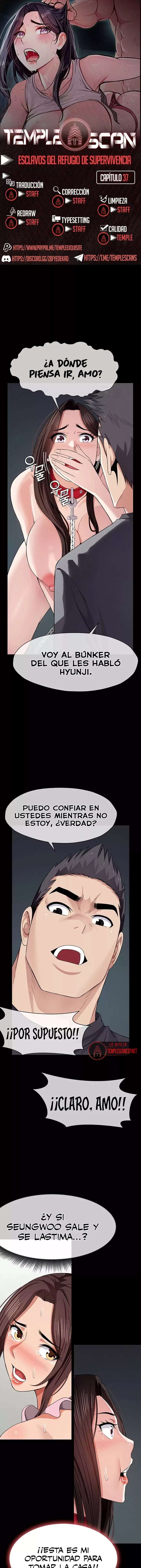 Esclavos Del Refugio De Supervivencia Capítulo 37 - Page 1