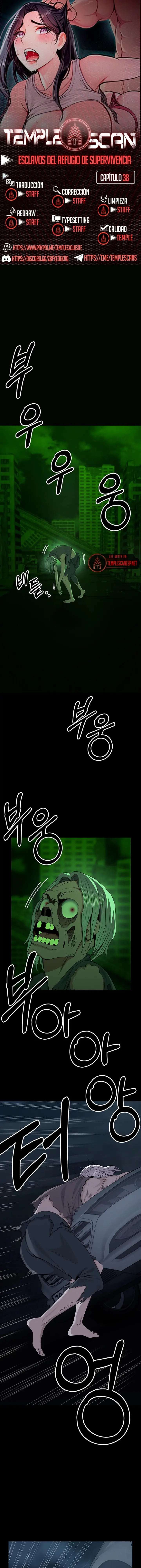Esclavos Del Refugio De Supervivencia Capítulo 38 - Page 1