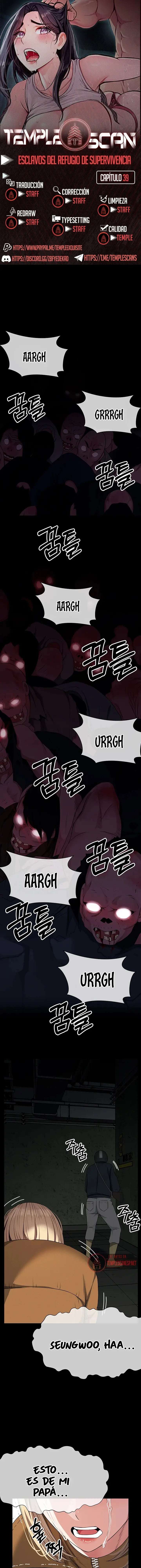 Esclavos Del Refugio De Supervivencia Capítulo 39 - Page 1