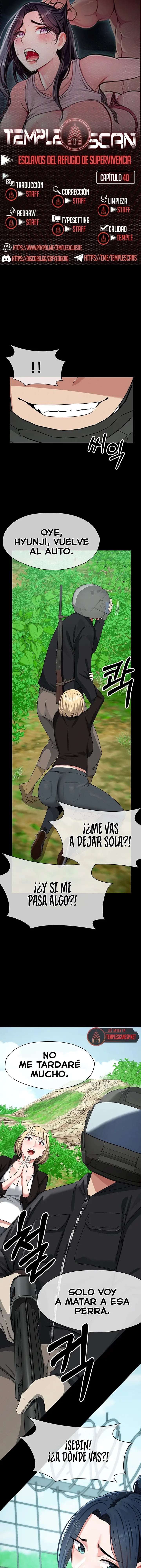 Esclavos Del Refugio De Supervivencia Capítulo 40 - Page 1