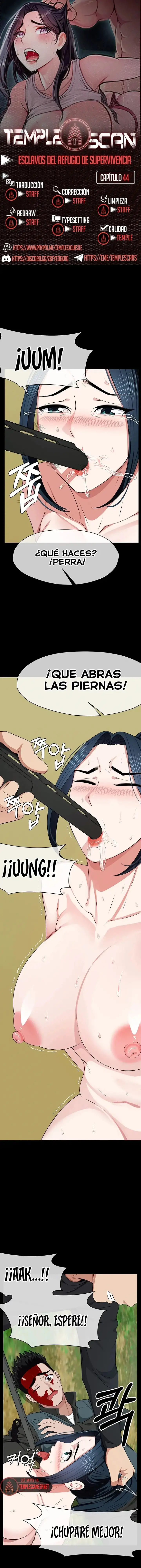 Esclavos Del Refugio De Supervivencia Capítulo 44 - Page 1